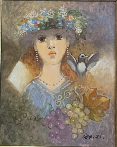 Suli Seferov - Girl with a hat