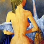 Vladimir Penev - Leda with swan