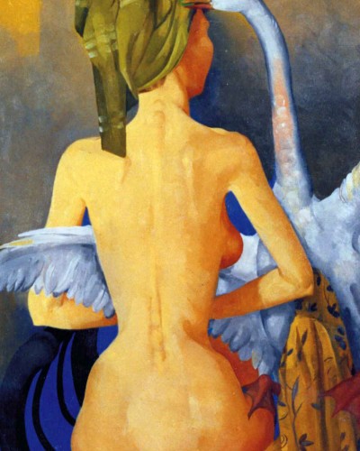 Vladimir Penev - Leda with swan
